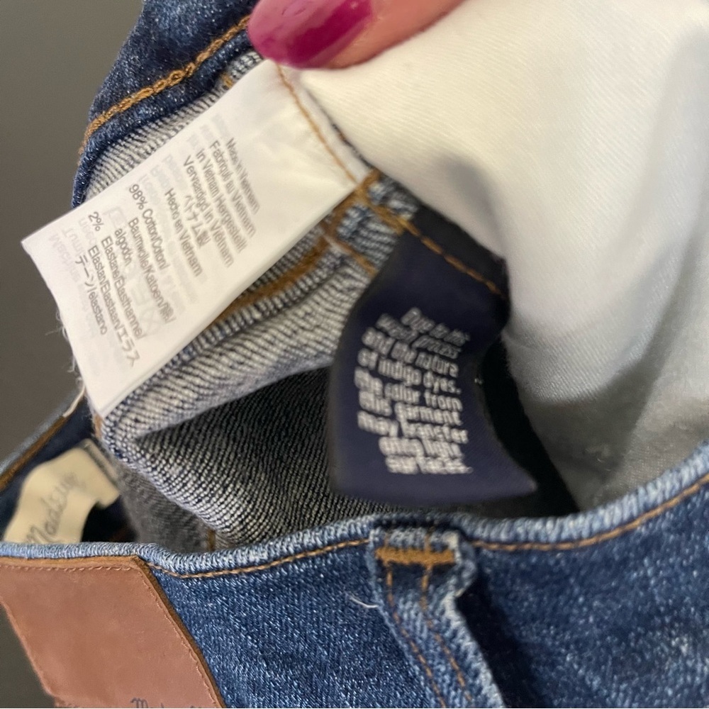 Madewell Slim Straight 27 Blue Denim Jeans *H0305 - Picture 6 of 7
